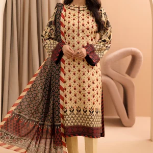 Zellbury-Unstitched Shirt Dupatta - 0160
