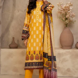 Zellbury-Unstitched 3pcs Shirt Shalwar Dupatta - 0128