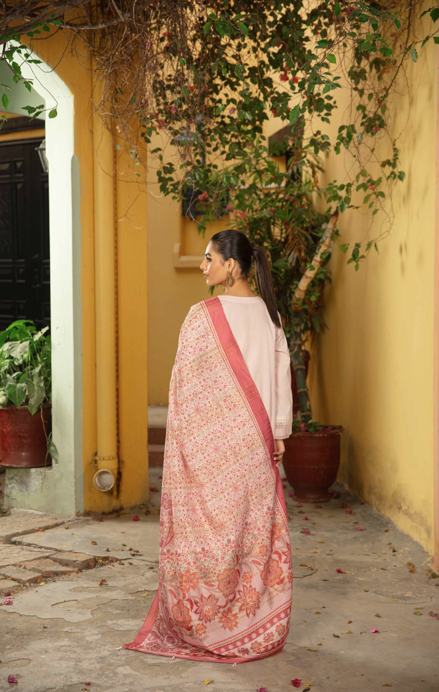 Nishat Summer Unstitched Embroidered Cambric 3Pc Suit - 42401082 - Image 4